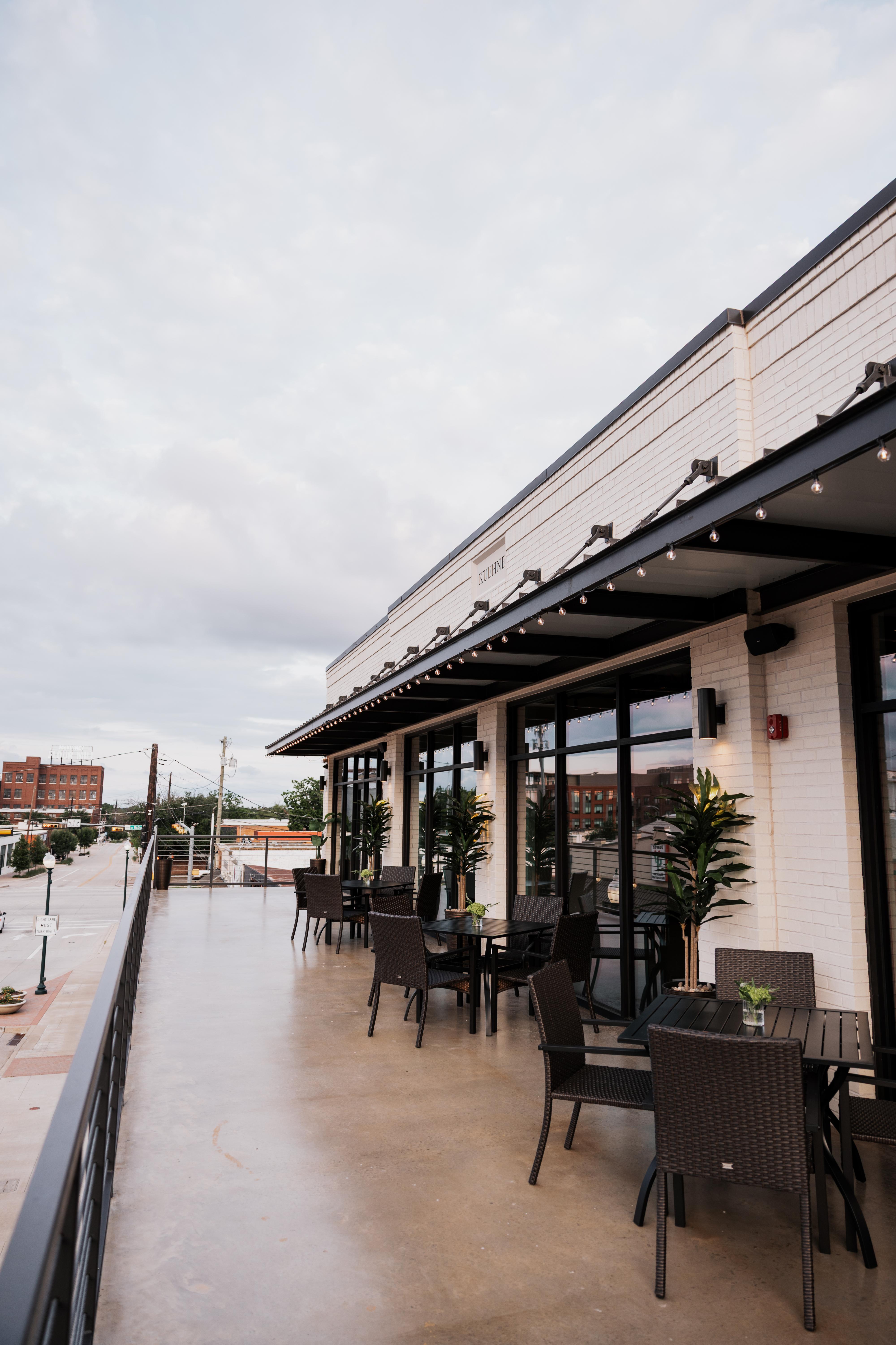 Downtown views from The Chestnut Hall, a milestone birthday and anniversary party venue in McKinney