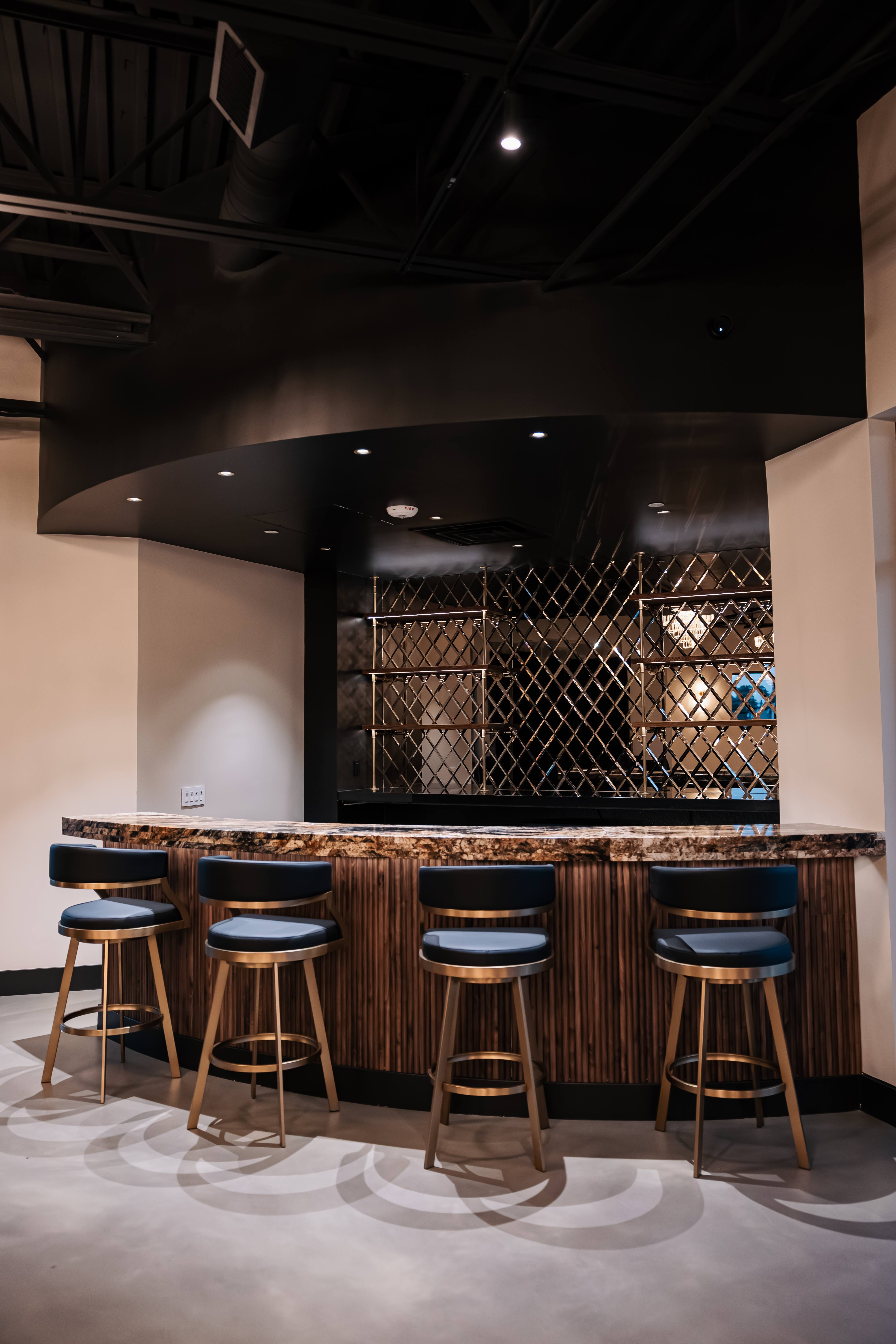 The Chestnut Hall built-in bar